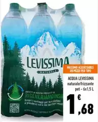Levissima - Acqua Naturale/Frizzante