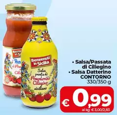 Benvenuti in sicilia - Salsa Datterino Salsa/passata Di Ciliegino/ Salsa Datterino Benvenuti in sicilia - Salsa Datterino Salsa/passata Di Ciliegino/ Salsa Datterino