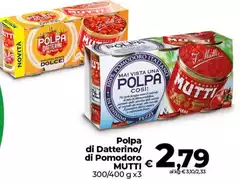 Mutti - Polpa Di Datterino/ Di Pomodoro Mutti - Polpa Di Datterino/ Di Pomodoro