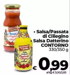 Contorno - Salsa/Passata Di Ciliegino Salsa Datterino Contorno - Salsa/Passata Di Ciliegino Salsa Datterino