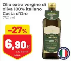 Costa d'Oro - Olio Extra Vergine Di Oliva 100% Italiano