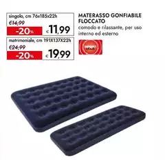 Materasso Gonfiabile Floccato
