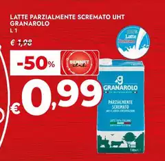 Granarolo - Latte Parzialmente Scremato UHT