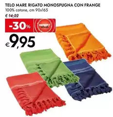 Telo Mare Rigato Monospugna Con Frange Telo Mare Rigato Monospugna Con Frange