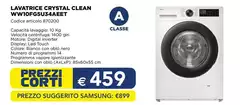 Samsung - Lavatrice Crystal Clean WW10FG5U34EET