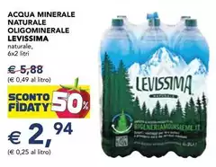 Levissima - Acqua Minerale Naturale Oligominerale