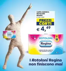 Regina - Carta Igienica Rotoloni