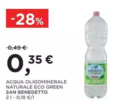 San Benedetto - Acqua Oligominerale Naturale Eco Green San Benedetto - Acqua Oligominerale Naturale Eco Green