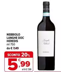Heredis - Nebbiolo Langhe DOC