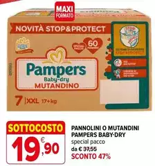 Pampers - Pannolini O Mutandini Baby-Dry