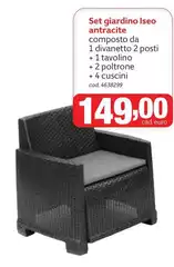 Iseo - Set Giardino Anticacite