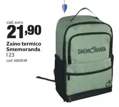 Smemoranda - Zaino Termico Smemoranda - Zaino Termico