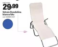 Sdraio Dondolina Bianco/blu