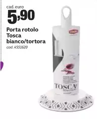 La tosca - Porta Rotolo Bianco/Tortora