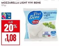 Selex - Mozzarella Light Vivi Bene