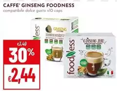 Foodness - Caffe' Ginseng