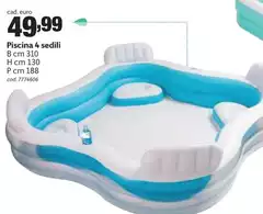 Piscina 4 Sedili B cm 310