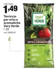 Terriccio Per Orto E Aromatiche Very Verde