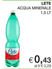 Lete - Acqua Minerale