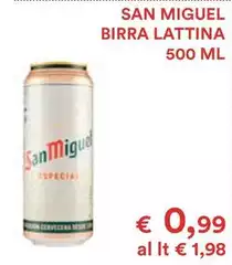 San miguel - Birra Lattina