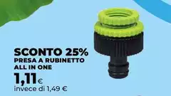 Presa A Rubinetto All In One