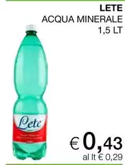 Lete - Acqua Minerale