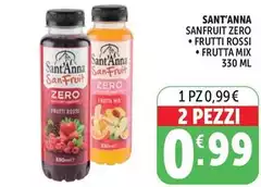 Sant'anna - Sanfruit Zero Frutti Rossi/Frutta Mix