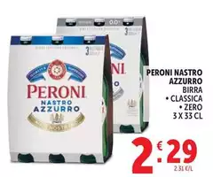 Peroni - Azzurro Birra Classica/Zero