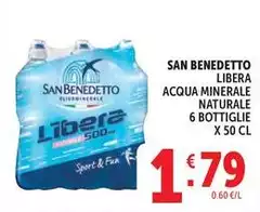 San Benedetto - Acqua Minerale Naturale 6 Bottiglie