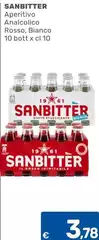 Sanbitter - Aperitivo Analcolico Rosso, Bianco