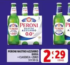 Peroni - Nastro Azzurro Birra Classica/ Zero