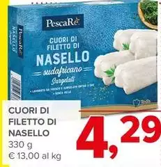 Pescare - Cuori Di Filetto Di Nasello Pescare - Cuori Di Filetto Di Nasello