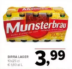 Munsterbrau - Birra Lager
