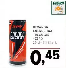 Bevanda Energetica/ Regular/ Zero