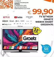 Graetz - Tv 32"HD2K