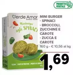 Verde amore - Mini Burger Spinaci
