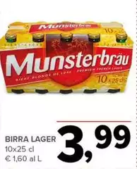 Munsterbrau - Birra Lager