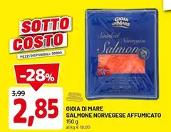 Gioia di mare - Salmone Norvegese Affumicato