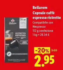 Bellarom - Capsule Caffè Espresso Ristretto