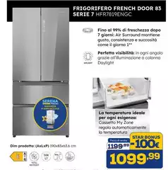 Total - Frigorifero French Door 83 Serie 7 HFR7B19ENGC