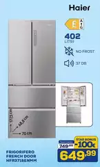 Haier - Frigorifero French Door Hr3r18enmm