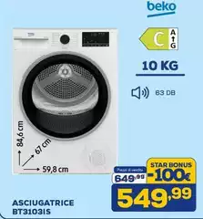 Beko - Asciugatrice Bt3103is