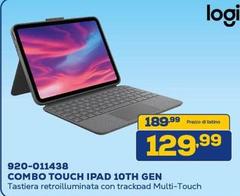 Logitech - Combo Touch Ipad 10th Gen