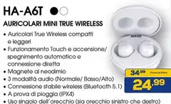 Auricolari Mini True Wireless
