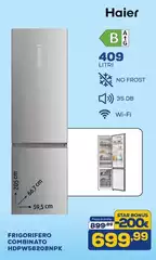 Haier - Frigorifero Combinato HDPW6620BDPK