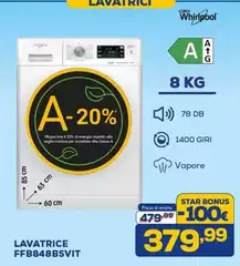 Whirlpool - Lavatrice Ffb848bsvit