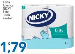 Nicky - Carta Igienica Elite Nicky - Carta Igienica Elite