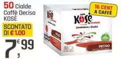 Kosè - Cialde Caffè Deciso