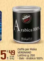 Vergnano - Caffè Per Moka Lattina