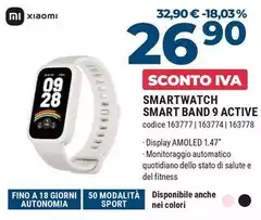 Xiaomi - Smartwatch Smart Band 9 Active